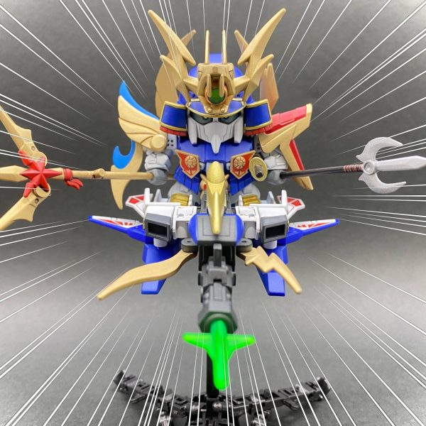 ガンプラ　BB戦士 武者風雷主　レジェンドBB改造 ガンプラ BB戦士 武者風雷主 レジェンドBB改造