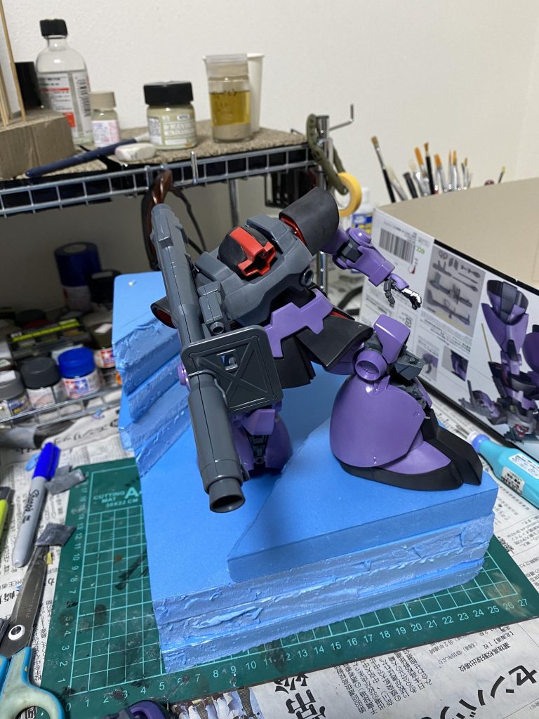 スタイロで土台作成最初はラケーテンバズを持たせるはずだったんですけどスペース的に断念😔