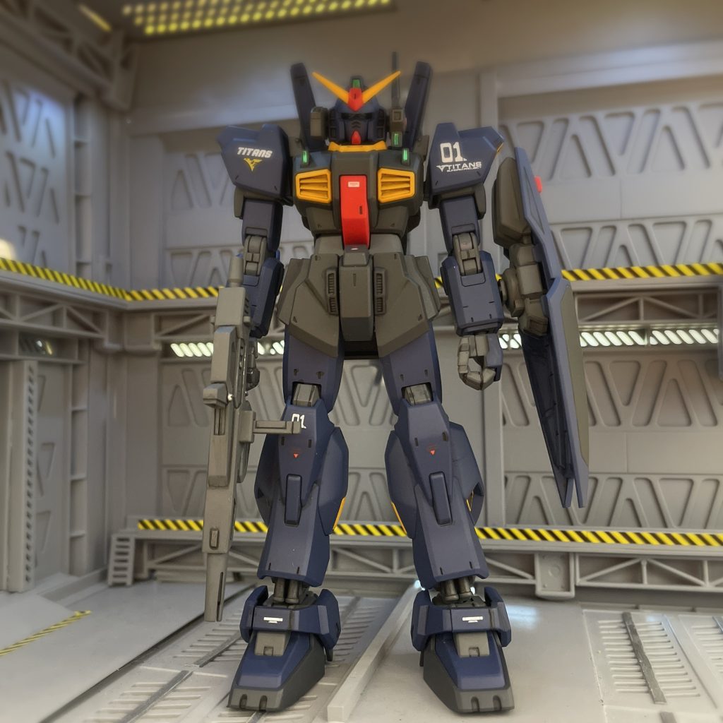 ティターンズカラーのMK-Ⅱ、悪そうでカッコ良くってエウーゴカラーより好きです