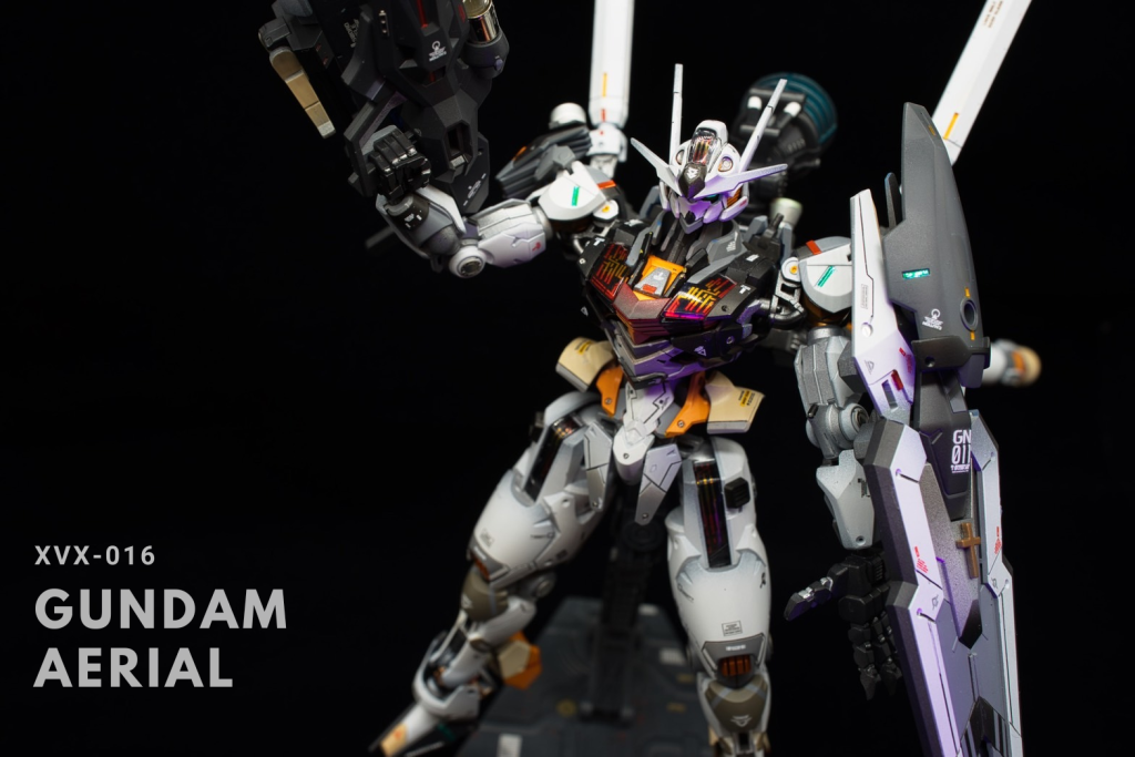 上からのカメラアングルエアリアルの発光シールほんとかっこいいこのシールだけ追加で売って欲しい