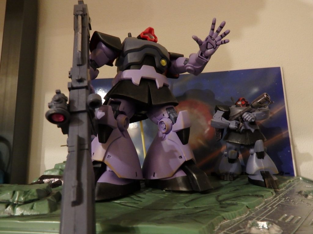 情景模型ア・バオア・クーのベースがなんかピッタリでした。