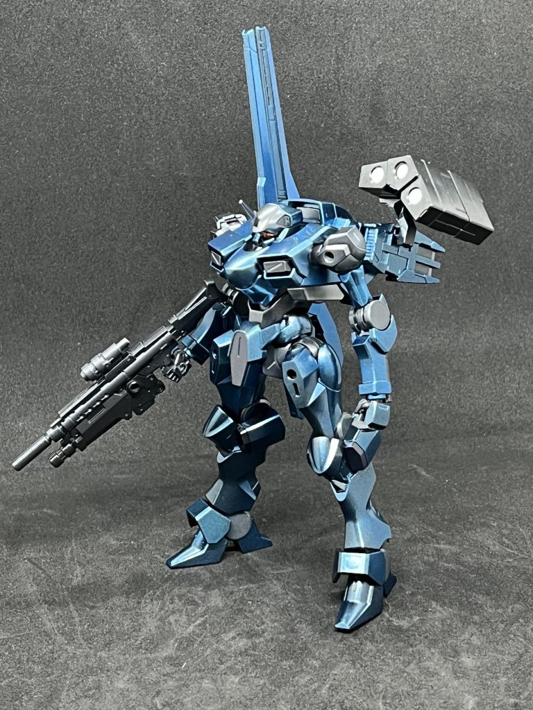 本体には手を加えず武器の追加をして塗装しただけのお手軽仕上げっス！