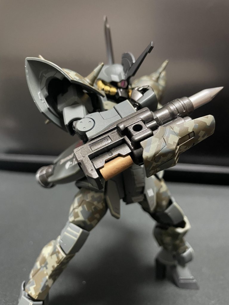 右手は、とっつきです。近づいて撃ち貫いてください。