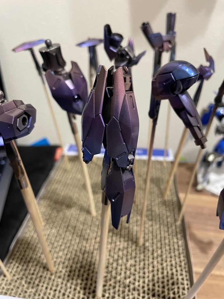 偏光パール塗装後。