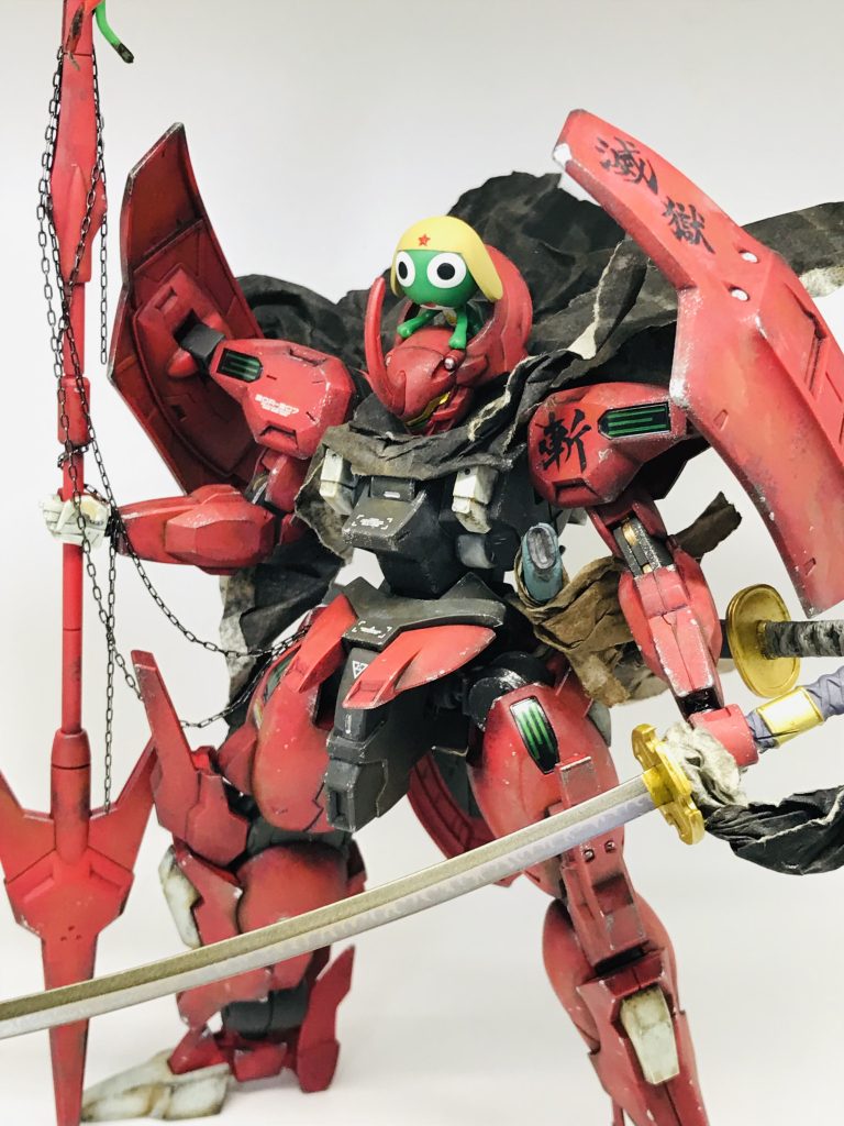 このダリルバルデは我輩専用であります!(このフィット感)今日からはケロリバルデであります!(なんかケロプラとミキシングしてケロリバルデ作りたくなってきたぞ…😑)我輩が操縦すれば水コン優勝間違いなしであります!!🐸 結果…