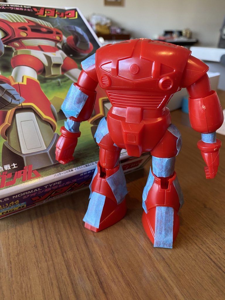 仮組はどシンプルです。