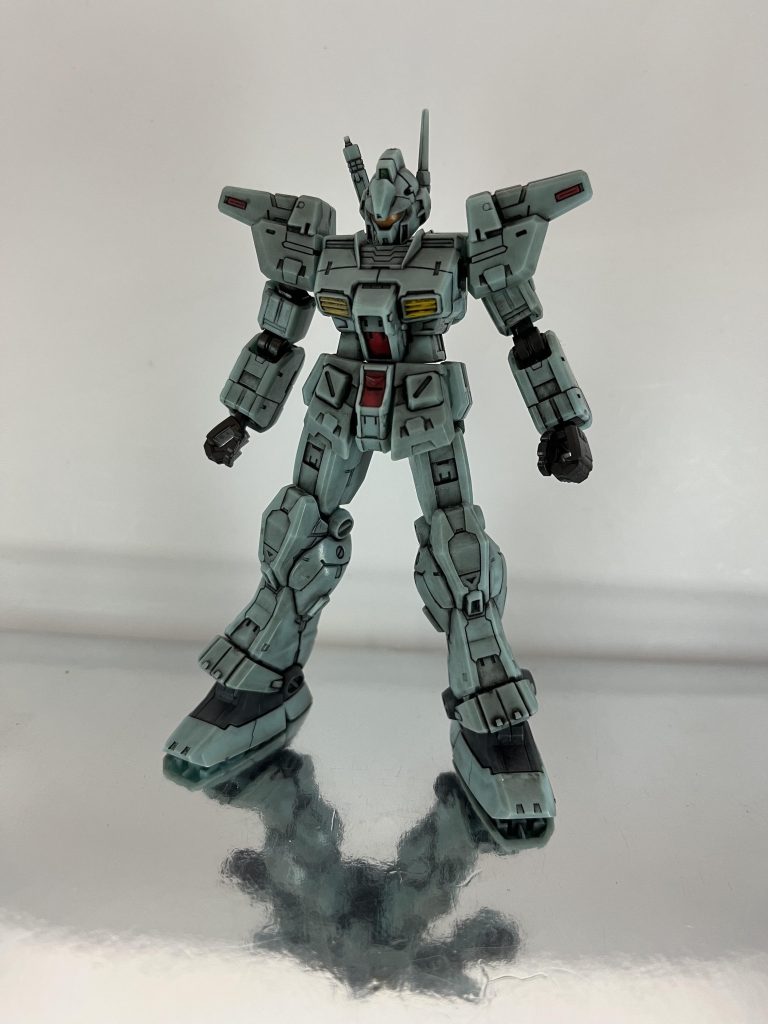 最近リサイクルやリペイントが大好きなアイギスですw今回はGフレームのジムカスタムに手を加えてみました!