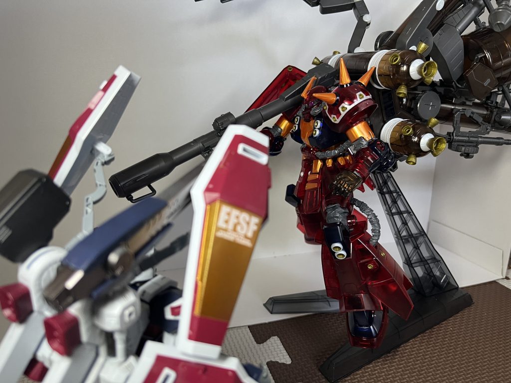 サイコザクとのツーショット（？）今後も宜しくお願いします！わっぴー！