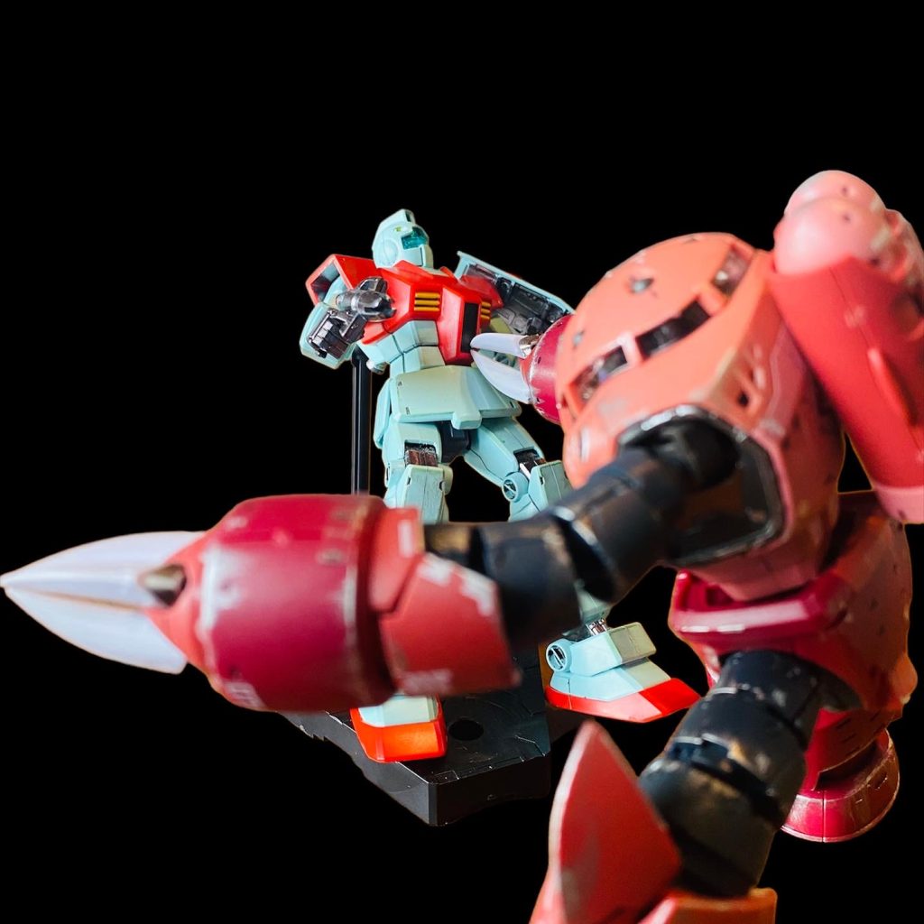 天敵とのショット