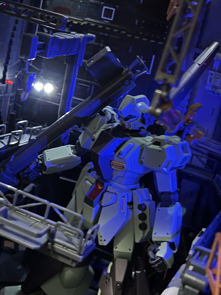 AE＆地球🌏連邦軍EFSF ネェルアーガマ内MS格納庫ジオラマ♪–5枚目/制作者：SINANJU