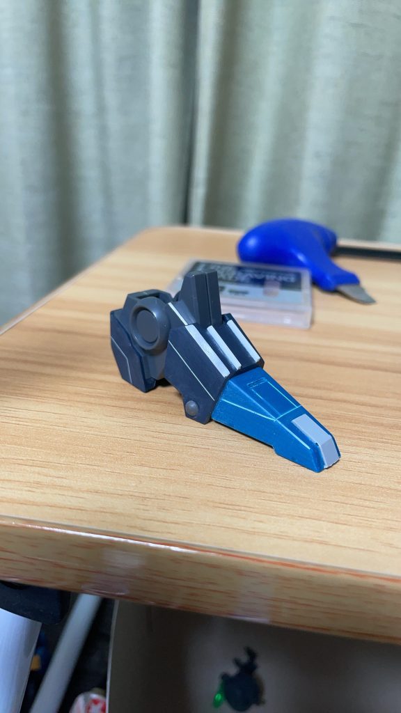 設定画や、バトルオペレーションのモールドも参考にしようとしましたが、今回は全部自分で考えてやってみました。個人的には大満足です。