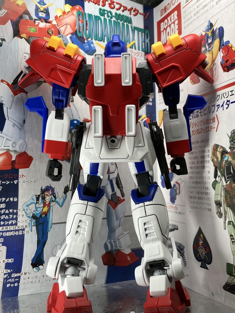 旧キット1/100 ガンダムマックスター–4枚目/制作者：ぐだ介