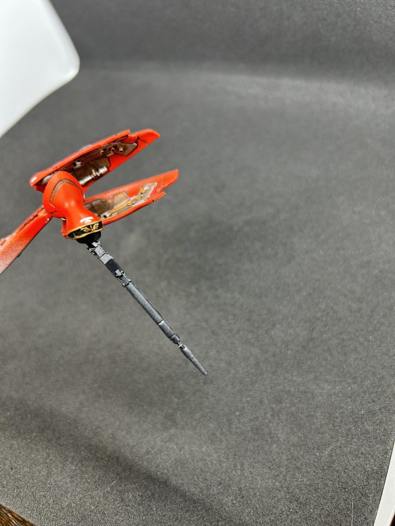 腕のエングレービング結構上手くできたと思うんですが、正面から見えないんですよ、ちょっと納得できん!笑