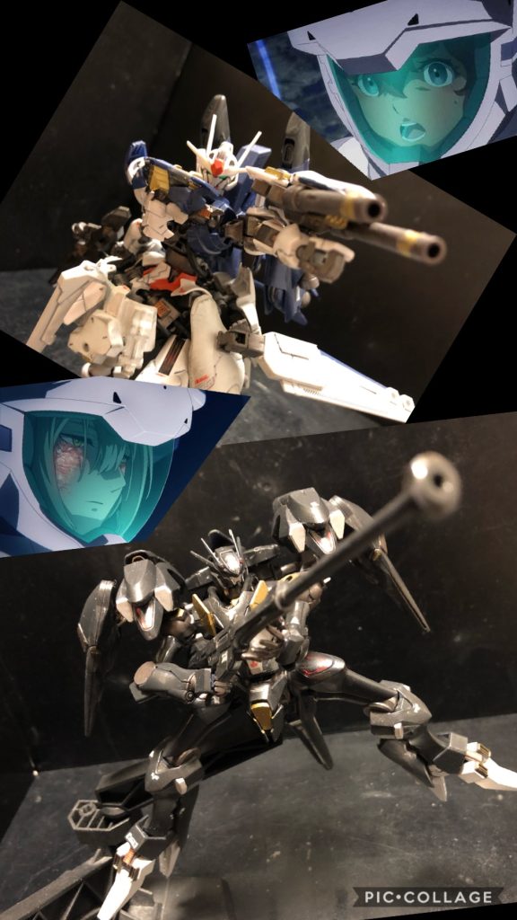 oyz「それこそが、ガンダムの“呪い”なのよ。そして可変改修によって、より複雑化したのが、あの“可変改修型ガンダム・ファラクト”なの。操縦士のエラン君は、あのガンダムが可変する度に、幻覚や幻聴に悩まされている筈よ。」チュチュ「お前が改修したんだろうがよ...！」oyz「でも大丈夫よー。エラン君はその負担に対応出来る様に特別な強化を受けているわー。多少の負担には耐えられる様にね。」ミオリネ「それって...！エランは強化人士っていう事ーーーー！？」oyz「あらバレちゃった？そうよ。エラン君は強化人士なの。でもあの“ガンダム・ファラクト”は多段階可変MSよ。まだ可変を残してるの。まだ耐えられるかしら。心配だわー。」ミオリネ「何をぬけぬけと...！」oyz「あら？敵の心配？優しいのね。」 