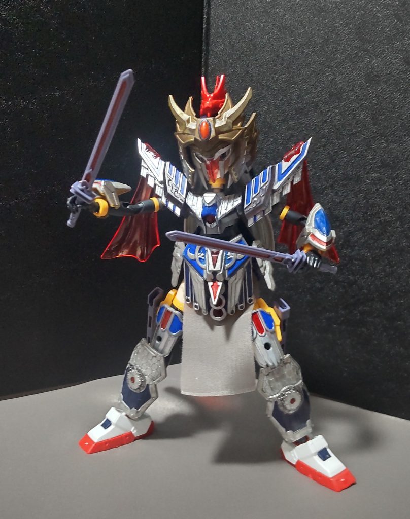 メインウェポンは両腿に装着させてある2本のスパーダです。