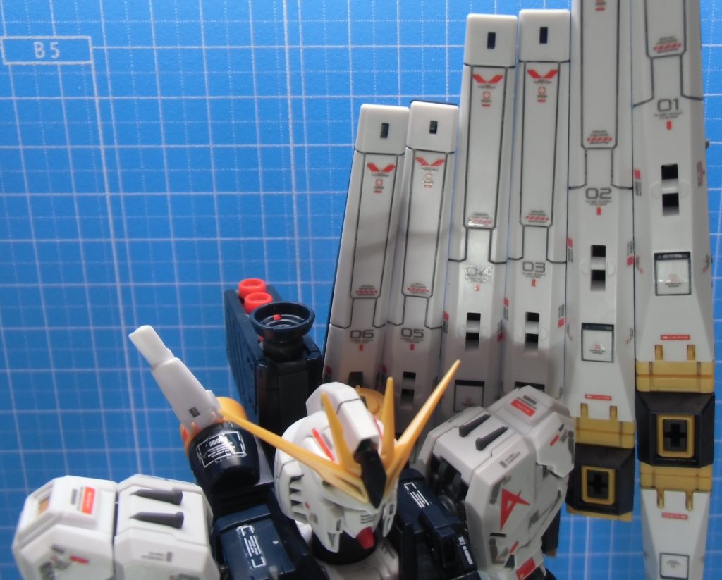 ファンネルに番号を付けたのが何気にお気に入りです