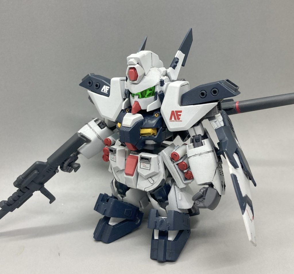 可動範囲はかなり狭いです。色やマーキングは適宜減らしてます。