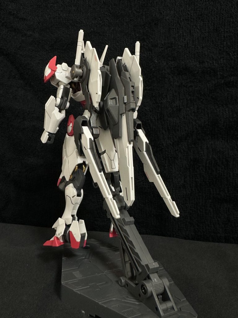 バックパック。ボディはとくにディテール追加していないのですが、最近のHDはカッコいいですね。