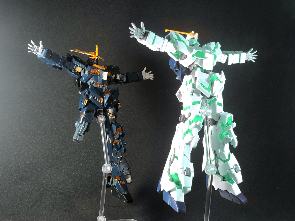 HGUC ユニコーン&バンシィ・ノルン サイコフィールド発動–3枚目/制作者：シゲロット