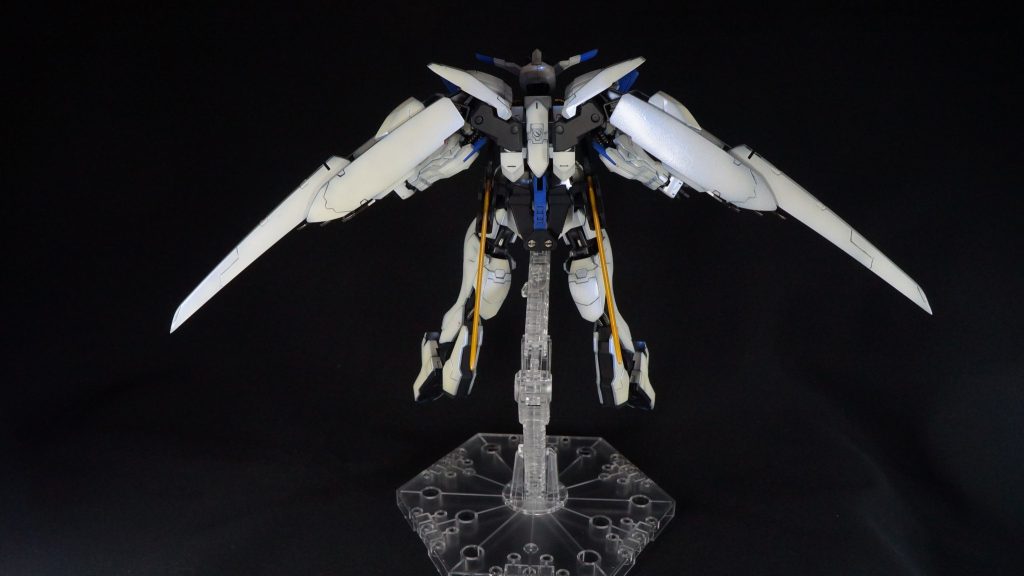 背面（いつも通りデカール等少な目）最後までご覧いただき、ありがとうございます。次は、キマリスヴィダールを投稿予定ですので、そちらも見ていただけると幸いです。