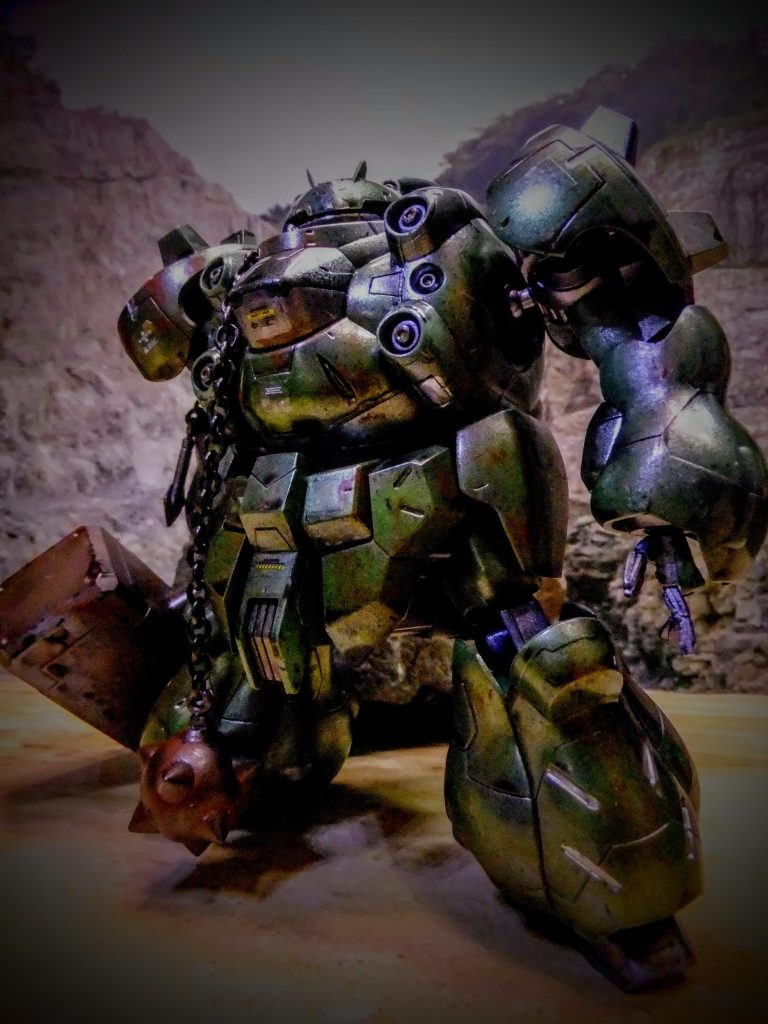 コチラはガンダムグシオン（ビフォーです(笑)）どう見ても？凶悪な蛙デス♫