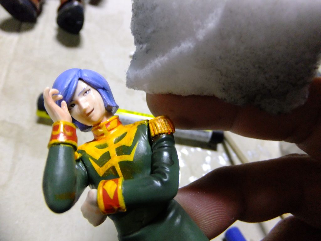 塩梅を見てメラニンスポンジで擦って完成です。最後迄観覧頂きましてありがとうございました m(_ _)m