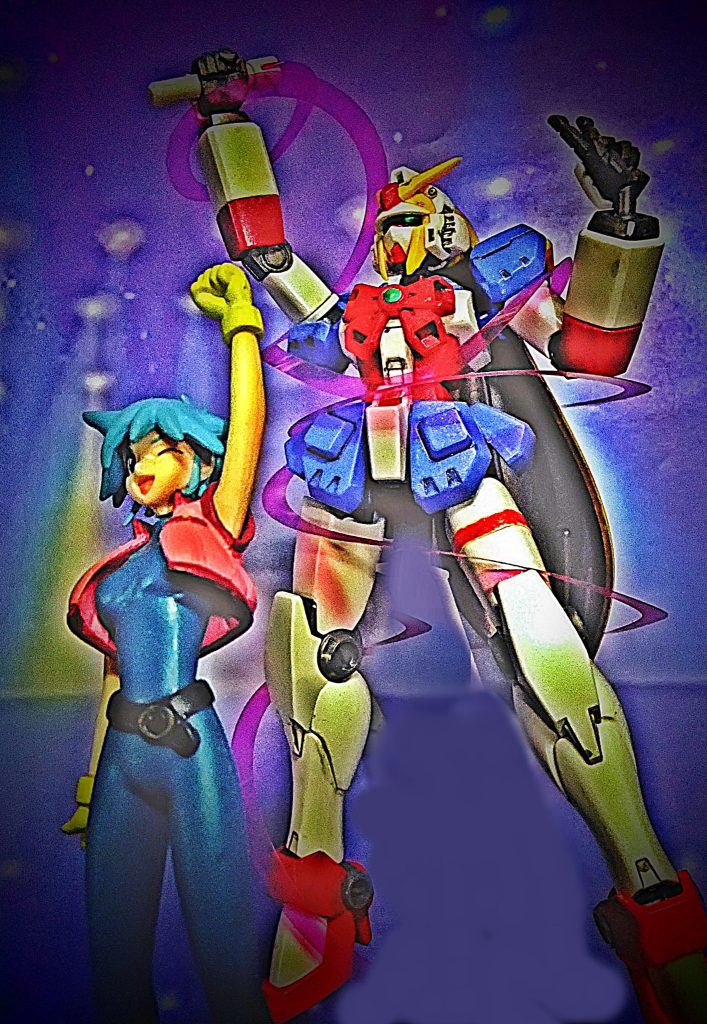 こちらはメイン画像のフルサイズです(笑)アレビーは結構昔のガチャガチャのフィギュアです。レギュレーション対応で余り写実的にならないように心がけています(汗)