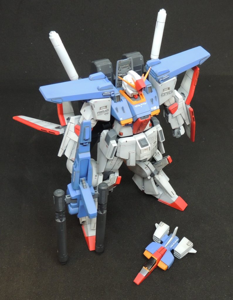 キットは、ギミック、スタイリング、組みやすさのバランスのとれた良作だと思います。 個人的には、このキットベースでフルアーマーZZやFAZZといったバリエーション展開を期待!