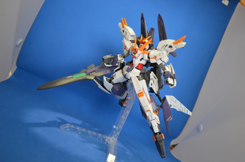 機動状態で。つま先が伸びます。