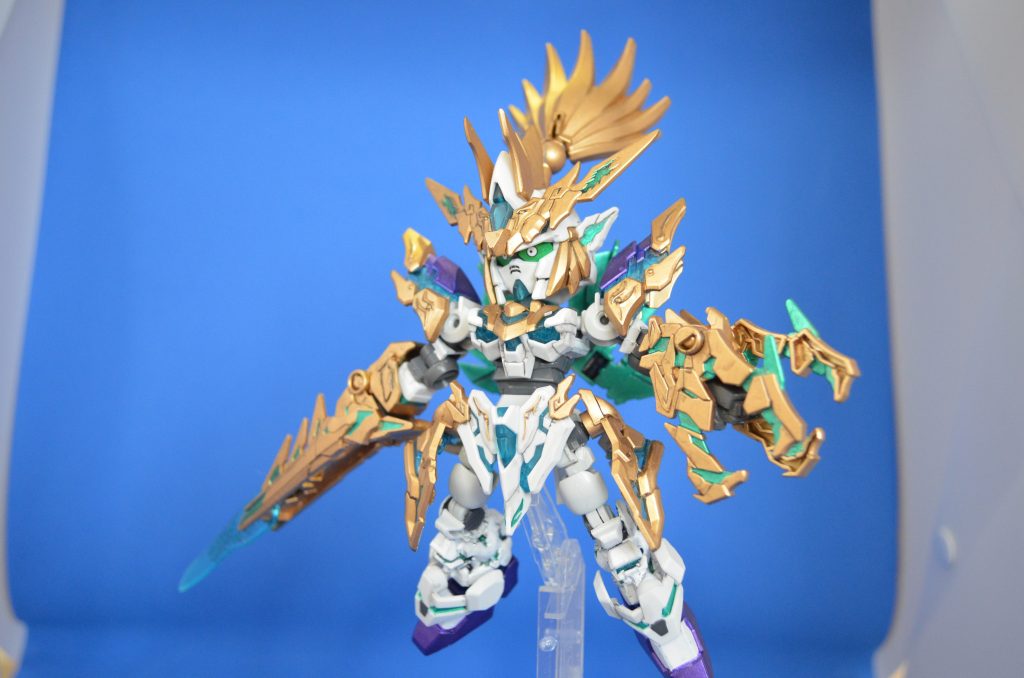 覚醒時のさらに覚醒したVer.(?髪の毛と背部アームドアーマーを展開させます。