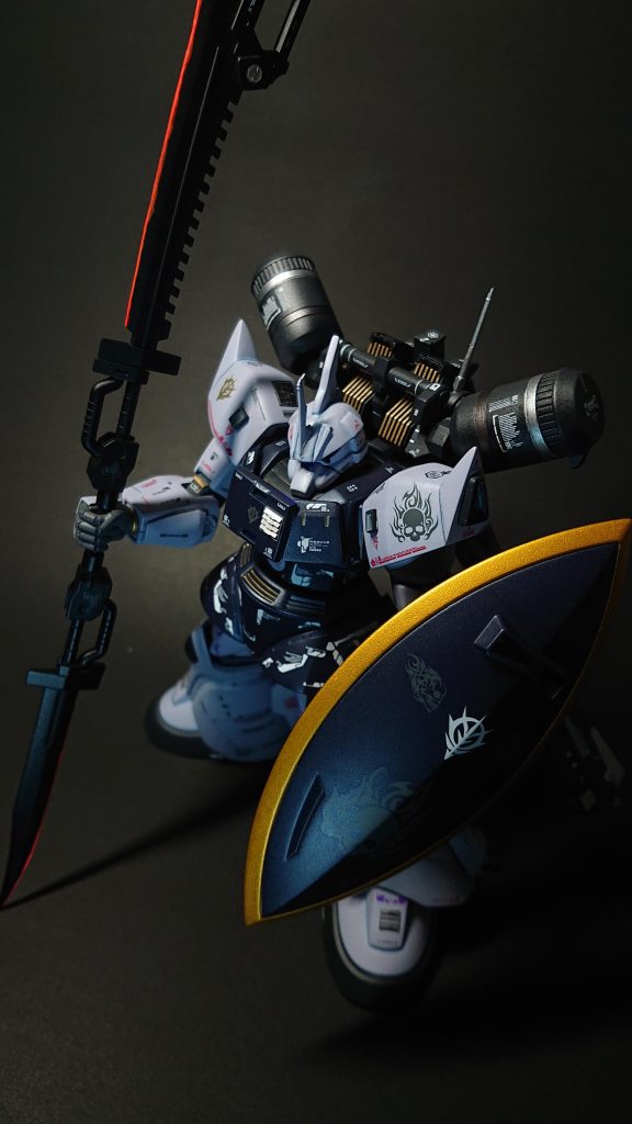 今度は俯瞰で🤳✨両刃のヒートソードはもちろんビーム薙刀を意識した感じにしています。