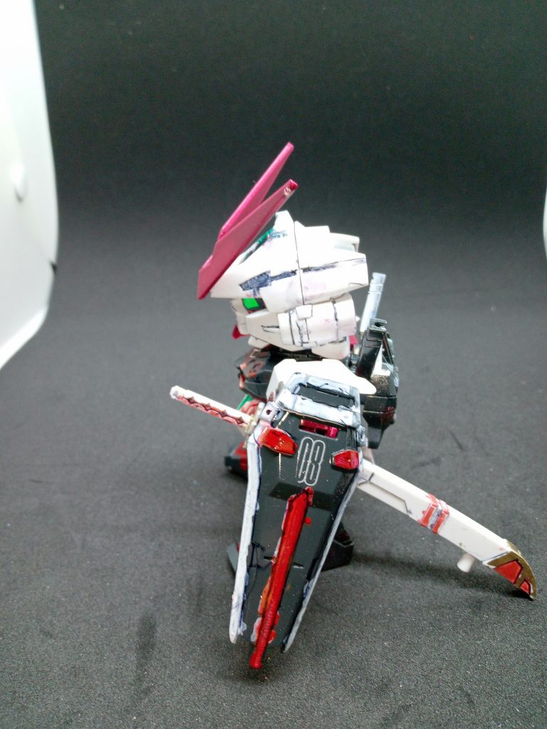 【SDEX-STANDARD】【オリジナルカラー】ガンダムアストレイ(マルーンフレーム)–3枚目/制作者:Yosuke