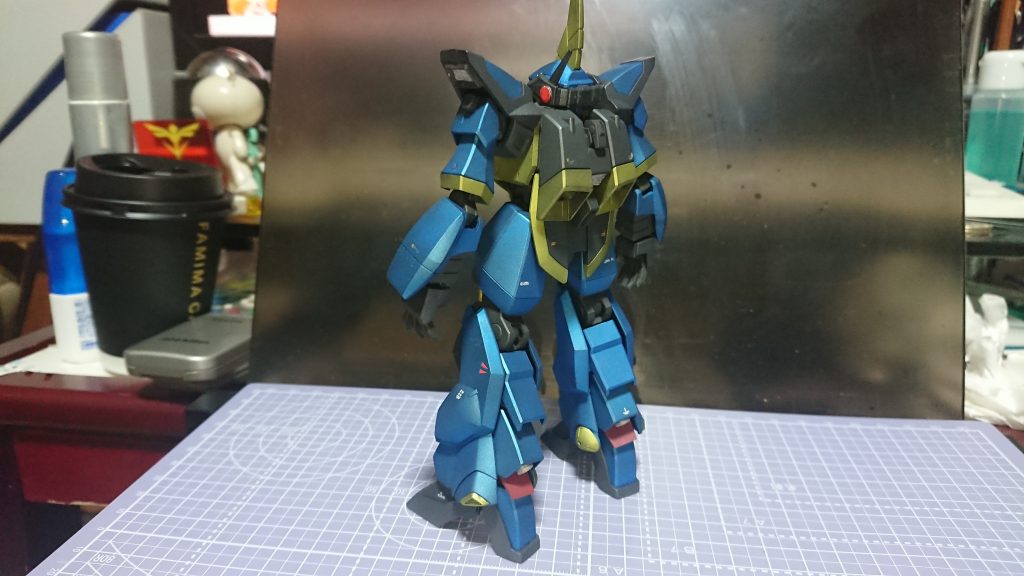 つや消し後（後ろ）