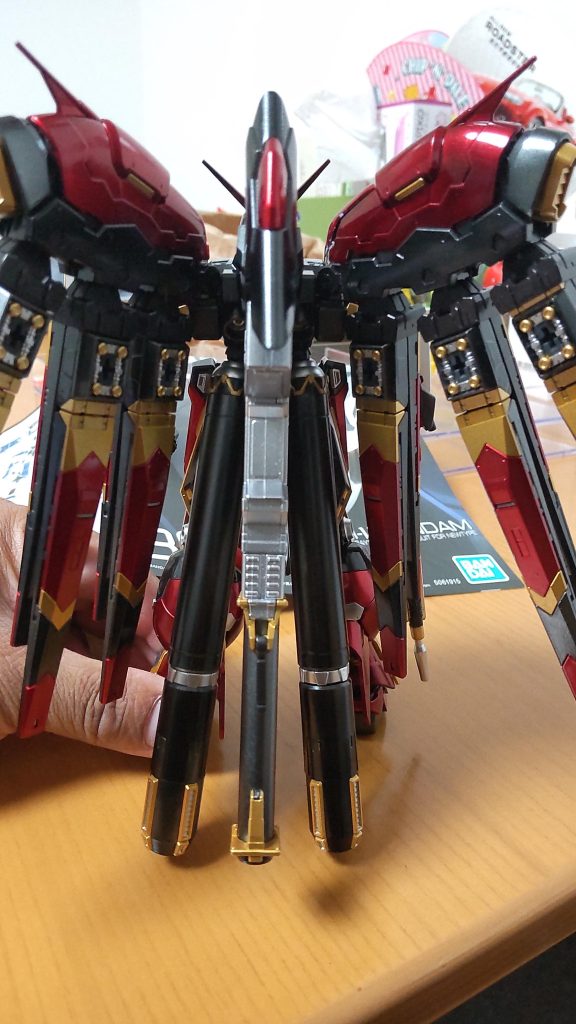 背中はこんな感じです。