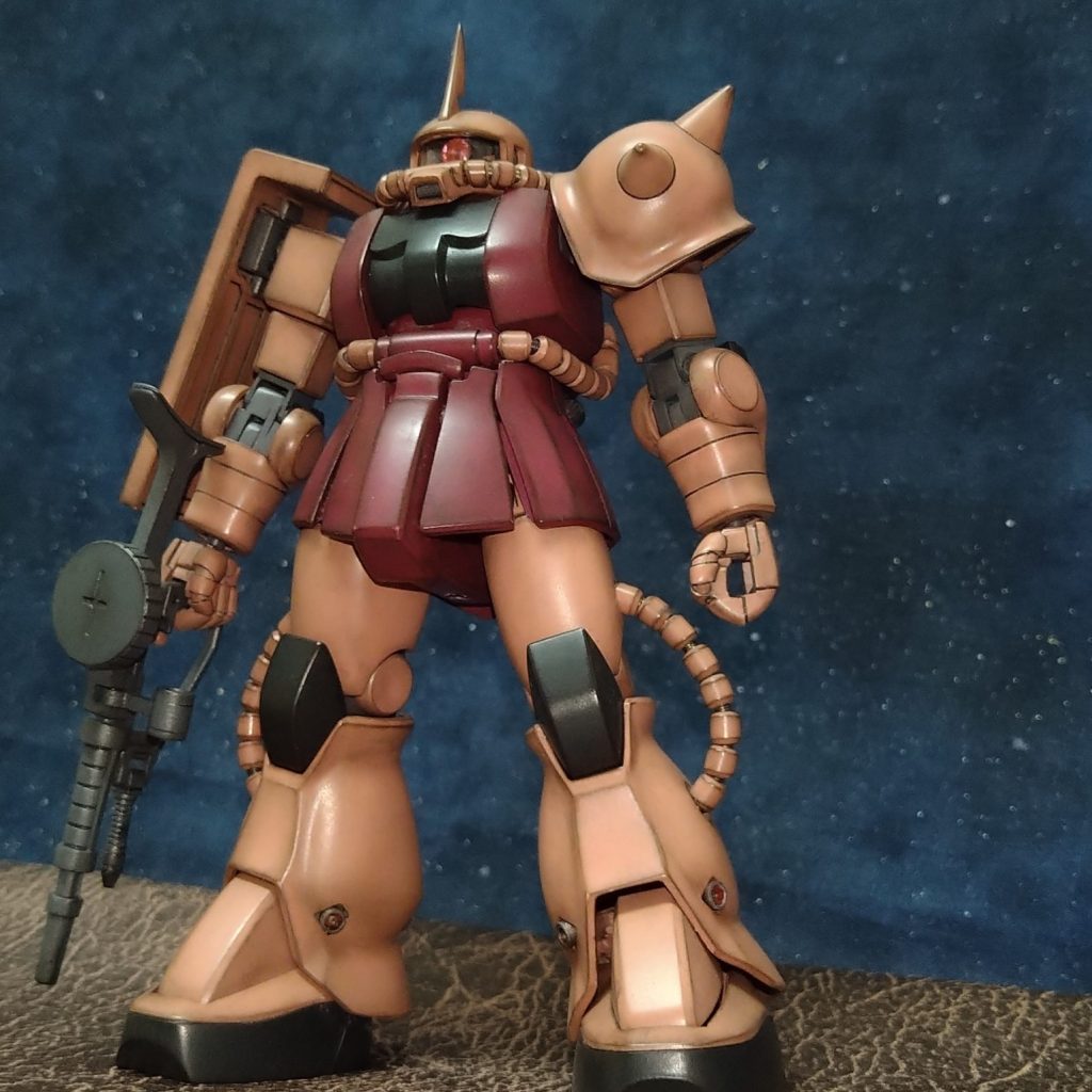 ＮＯ３２ＨＧシャア専用ザク｜hidetanさんのガンプラ作品｜GUNSTA（ガンスタ）