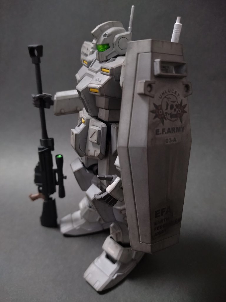 フランス系パイロット設定。ヘカテー小隊隊長。距離を問わず射撃戦を得意とし、一年戦争時は彼と会敵したジオンパイロットはからは『アンラッキー』と呼ばれていた。🍺(*´ω`*)