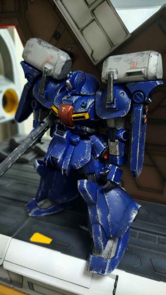 ニューディサイズのMSが何でアーガマのカタパルトデッキに居るのかは突っ込まないで下さい。笑