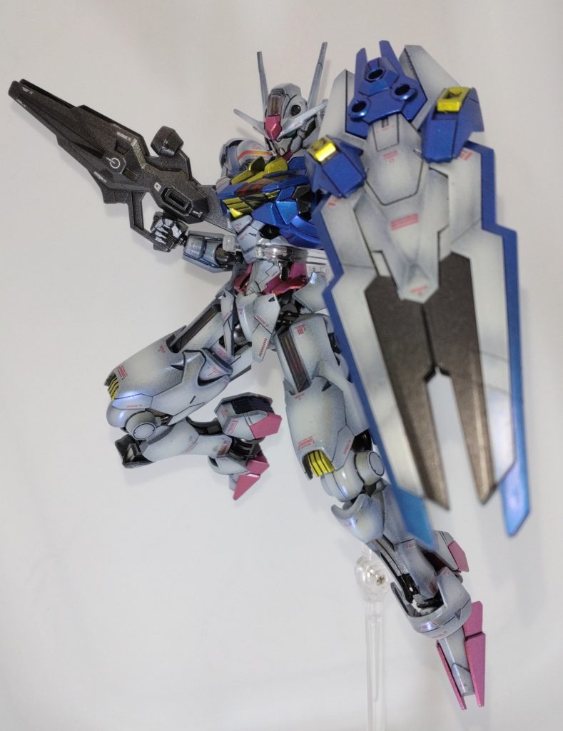 実験のつもりでやったんですがいざやってみるといつものグラデーションつや消し仕上げより凄まじく大変でした。