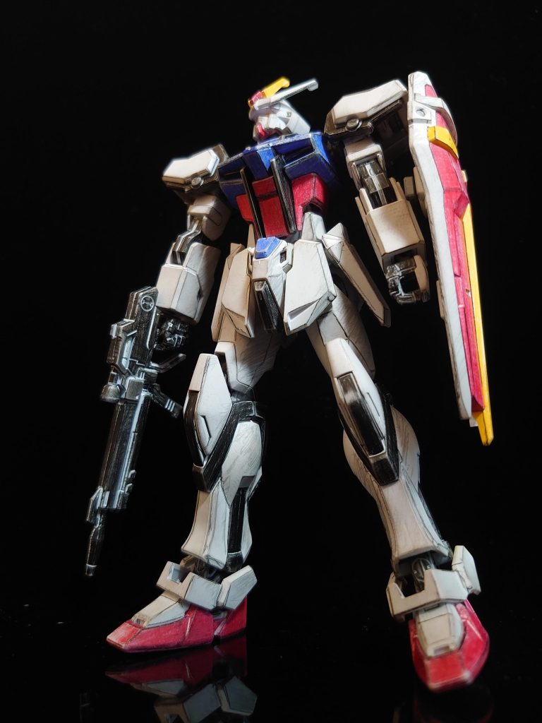 白サフのあとに色鉛筆で塗りました。