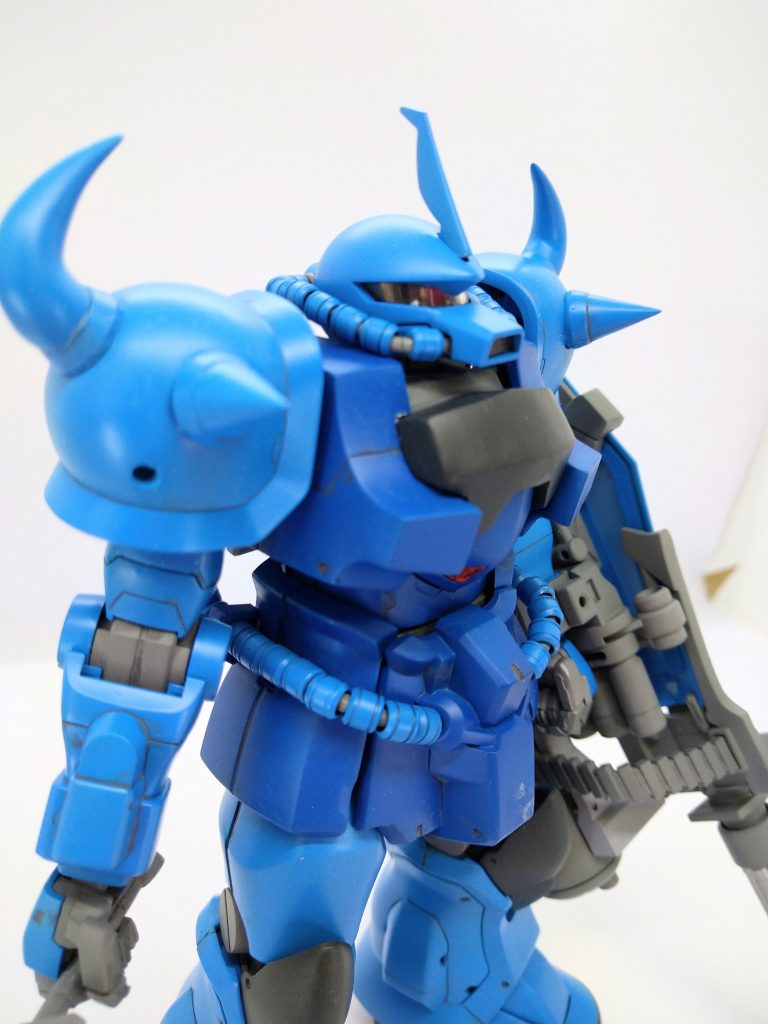 燃える男の青いモビルスーツシリーズこれにて終了。もうちょっとで新作出来そう。