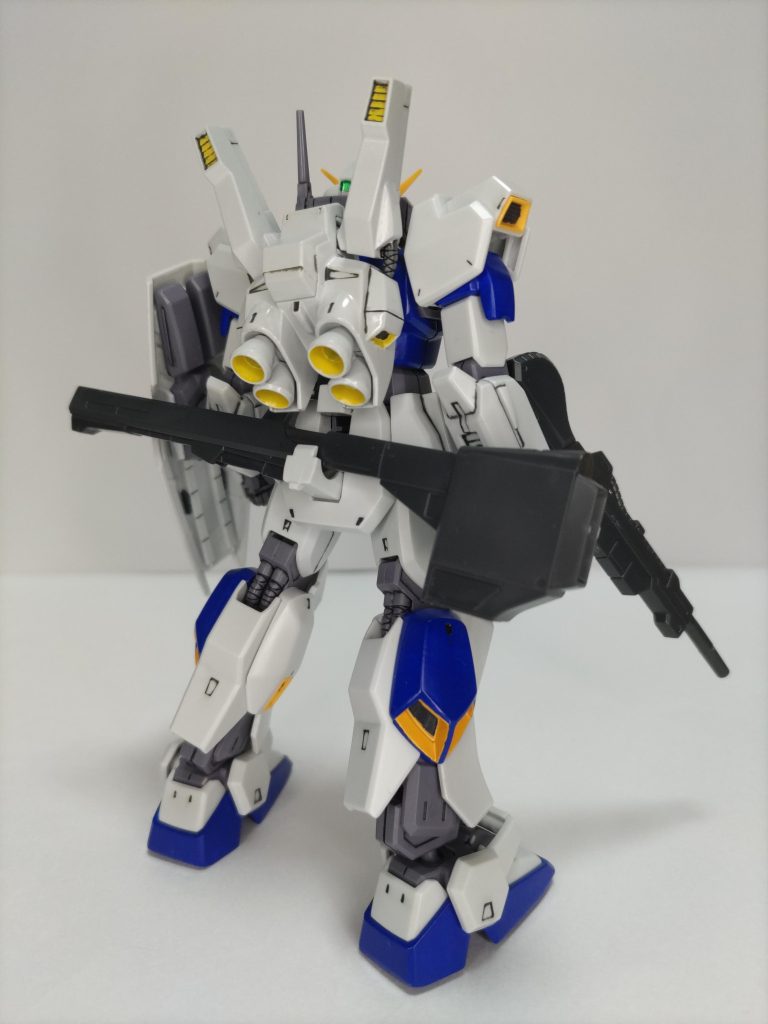 補給時の問題点として、MSの装甲はガンダリウムγに移行していたため、Mk-Ⅱ本来のチタン合金セラミック複合材を生産、使用するのは効率が悪いということで、ガンダリウムγに変更された。それに伴いムーバブル・フレームも、ほぼ全身にわたり微調整が施される事になった。