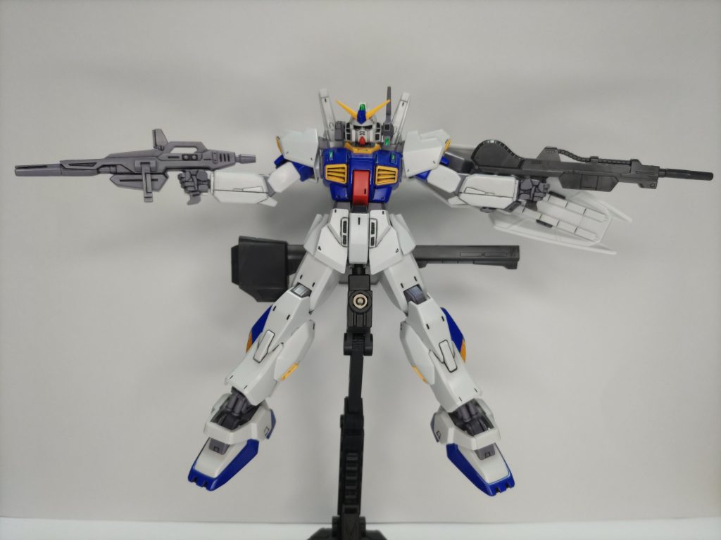 昔から、Mk-Ⅱは装甲さえ換えれば第2世代MSになるのだから、どこかのタイミングで改修されたのでは?と思っていました。 プレバンで発売されたHGUC ZガンダムU.C.0088の設定を見て、Mk-Ⅱこそ何とかしないと、GディフェンサーもナシでZZの時代生き残れないだろうと思い、こうなりました。