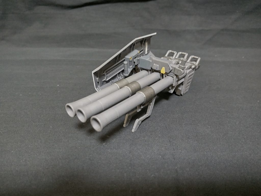 ジャンクパーツを組み合わせただけのウエポンラック。