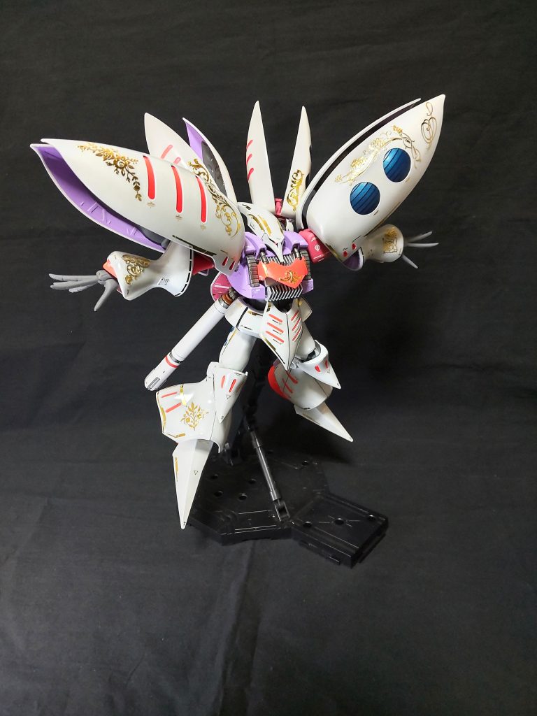 前回、追加装備のシールドを作成した際に使用したHGキュベレイの残った腕部を加工して可動バーニアとしました。