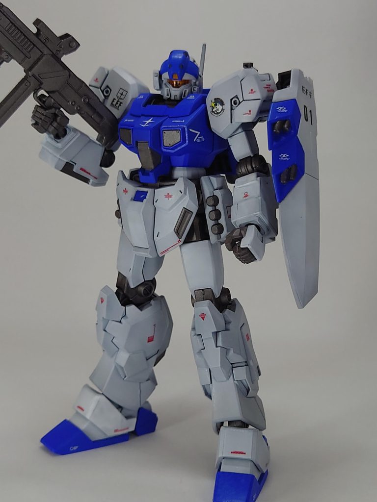 一年戦争後のWD隊仕様機を何か作りたいなーと以前から考えており、ジェスタなら同じ3機編成だし結構良いんじゃないの?と思い作成にとりかかった次第です。最後までご覧いただき、ありがとうございました!!