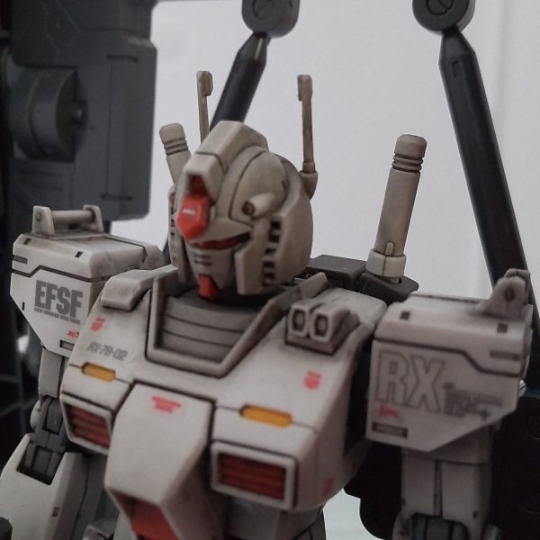 HG RX-78-2 ガンダム 　全塗装　完成品　ラストシューティング HGUC RX-78-02 ガンダム ラストシューティング｜otohiko0201さん