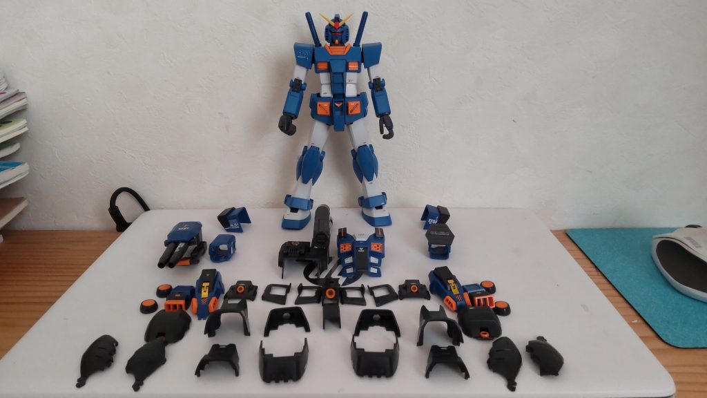 ＭＧ フルアーマーガンダム（ブルーカラーＶｅｒ．）–3枚目/制作者：otohiko0201