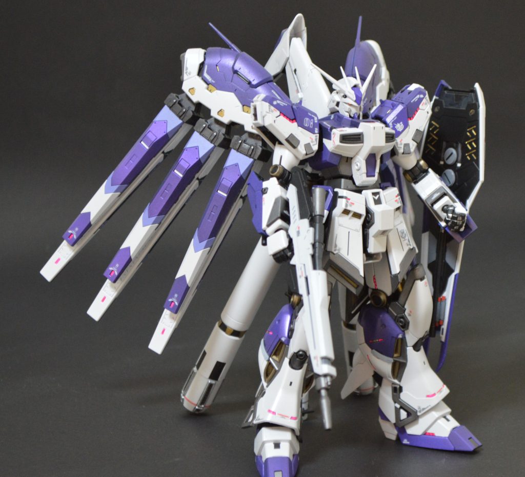 棒立ちでもため息がもれます…紫のイメージが強いので、そちらの方向で塗装しました