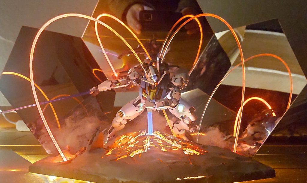 大地の盛り上がりに注力しました