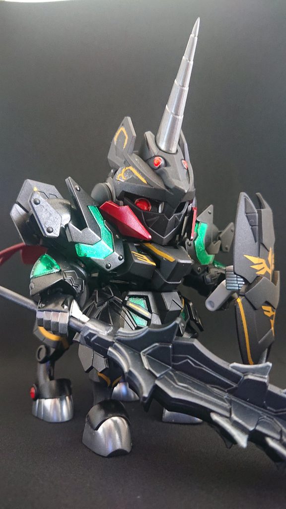 最後に…。ふん!ラクロアの腰抜け騎士共めが!この暗黒騎士ユニコーンが一人残らず叩き潰してやる!…中二病(笑)的な設定で楽しんで作りましたお粗末様でした!